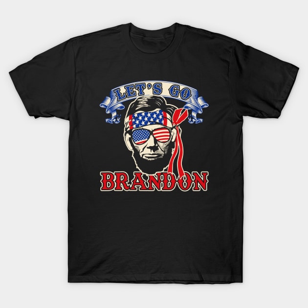 Let's Go Brandon T-Shirt by Alema Art